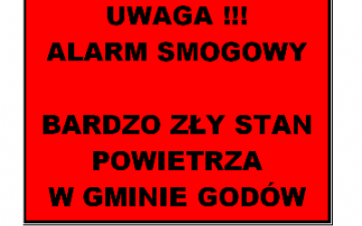 UWAGA! ALARM SMOGOWY!! III POZIOM OSTRZEGANIA W DNIU 11.12.2019