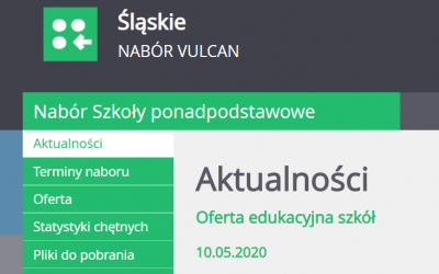 Przesunięcie terminu rekrutacji do szkół ponadpodstawowych.