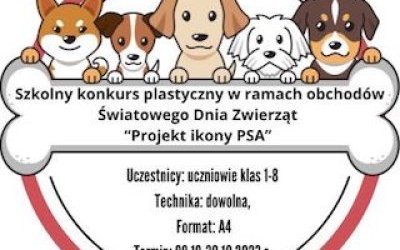 Szkolony konkurs plastyczny ,,Projekt ikony PSA!