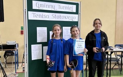 Gminny Turniej Tenisa Stołowego w Skrzyszowie