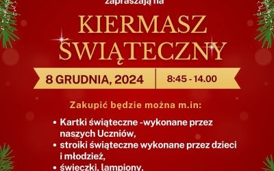 Świąteczny kiermasz bożonarodzeniowy