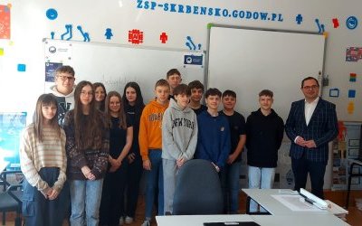 Wizyta wicewojewody śląskiego w klasach VII i VIII
