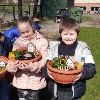 Mini ogródki wykonane przez Trzecioklasistów. (3)