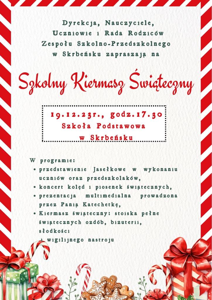 Szkolny Kiermasz Świąteczny